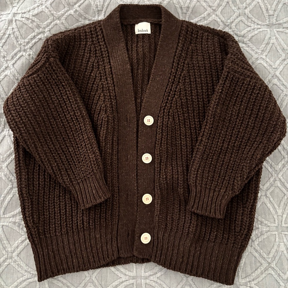 Babaa Cardigan No 19 in Earth - Picture 1 of 6